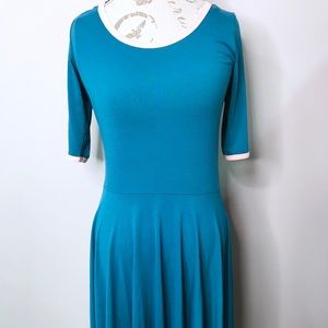 XL Teal LuLaRoe Nicole Dress